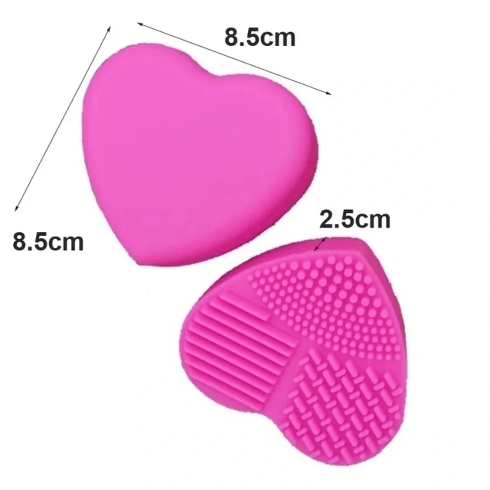 Makeup Brush Cleansing Pad Pink